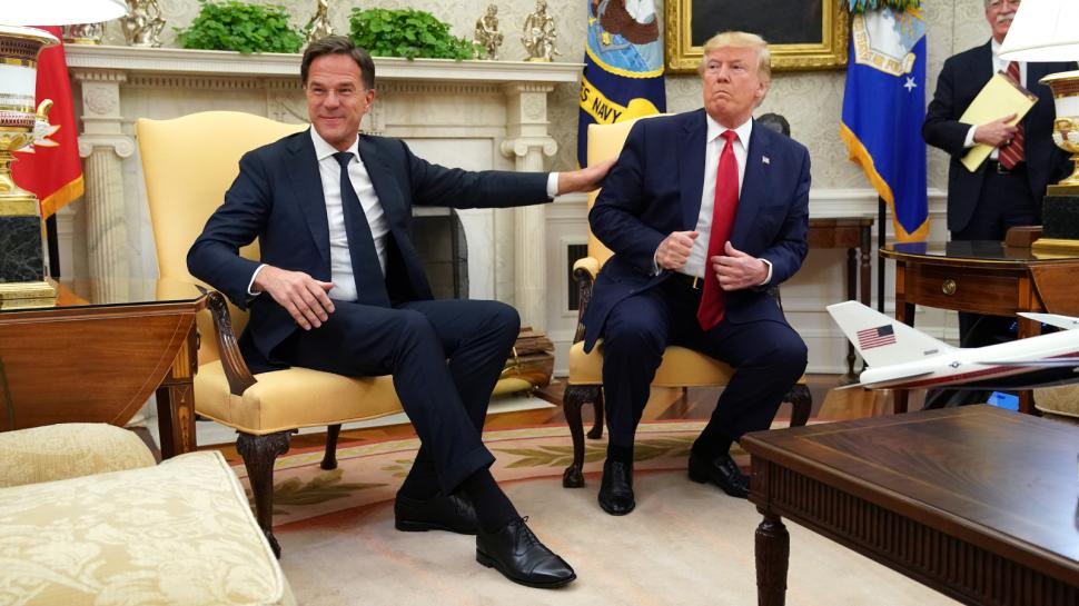 mark rutte donald trump getty