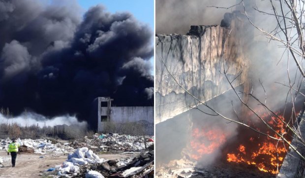 Incendiu la o groapă de gunoi ileglaă din Giuleşti, Bucureşti