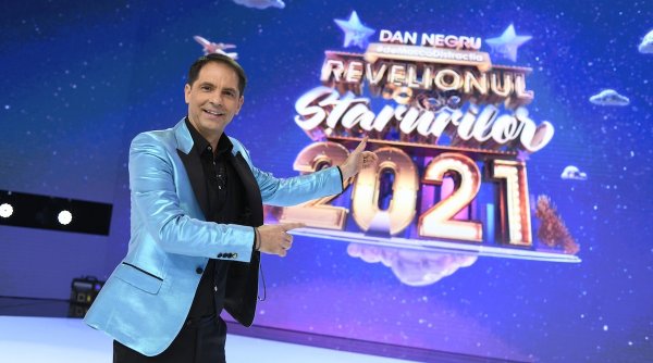 Dan Negru, de 21 de ani liderul spectacolelor de Revelion! Aproape 3.6 milioane de români au urmărit Revelionul Starurilor 2021, la Antena 1