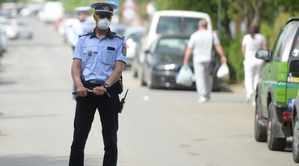 Polițist din Poiești, lovit cu pietre de un tânăr care nu a vrut să se legitimeze: Agentul a ajuns la spital