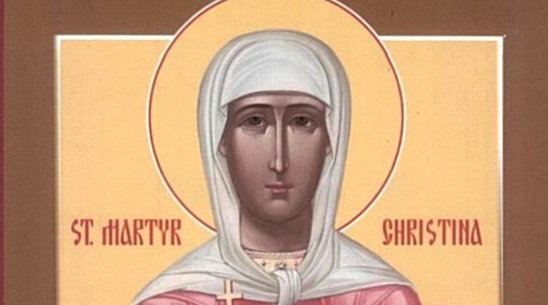Calendar ortodox 24 iulie 2021. Sărbătoare de Sfânta Cristina