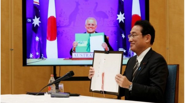 Japonia și Australia fac front comun împotriva Chinei