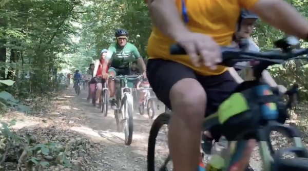 A fost inaugurat primul traseu pentru biciclete amenajat exclusiv într-o pădure, în București-Ilfov. Cum se face accesul