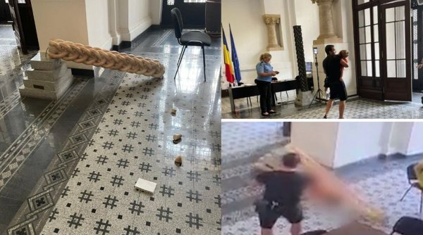 Copilul strivit pe un hol din Primăria Bucureşti este în stare gravă la spital