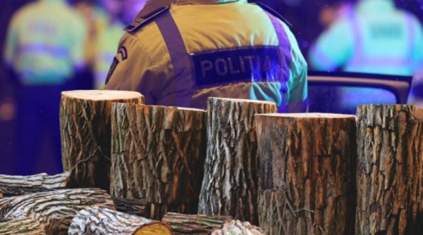 Șef din Poliția Caraș-Severin înregistrat când își amenința subordonații că au aplicat legea în mafia lemnului: 