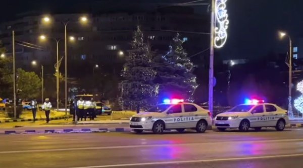 Șofer băut, oprit cu zeci de focuri de armă. Polițiștii din Suceava au făcut o baricadă cu autospecialele
