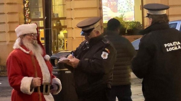Moș Crăciun, amendat în Sibiu | 