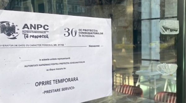 Restaurante din centrul Capitalei închise pentru mizerie de nedescris şi minciuni în meniuri