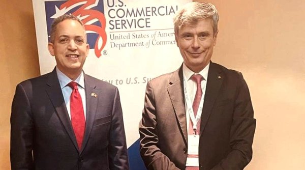 Virgil Popescu, ministrul Energiei, întâlnire cu un oficial american pe tema centralei nucleare de la Cernavodă