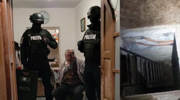 Un bărbat din Neamț, care și-a sechestrat fiica în beci, i-a amenințat cu toporul pe polițiștii chemați să intervină | Cum s-a terminat totul