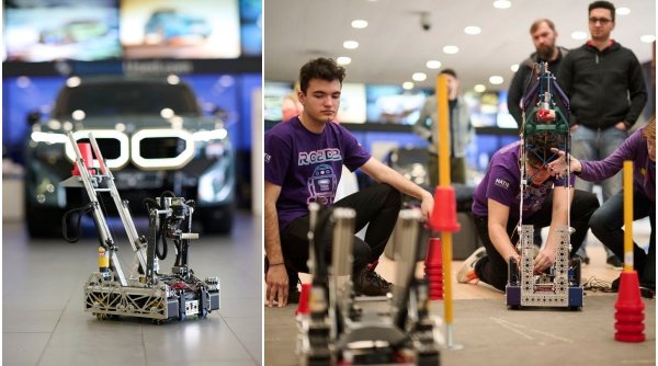 El este robotul Ro2D2 creat de echipa de robotică din Ploieşti şi premiat la campionatul mondial din SUA