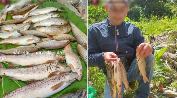 Pățania unui pescar care s-a lăudat pe Facebook cu o captură uriaşă. Ce le-a atras atenția comisarilor Gărzii de Mediu