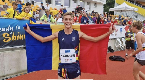 Alin Șavlovschi a cucerit medalia de aur la FOTE 2023, la proba de 2.000 de metri obstacole
