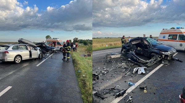 Accident cu trei autoturisme pe DN2 Buzău-Urziceni. O persoană a murit, iar alte două au fost rănite