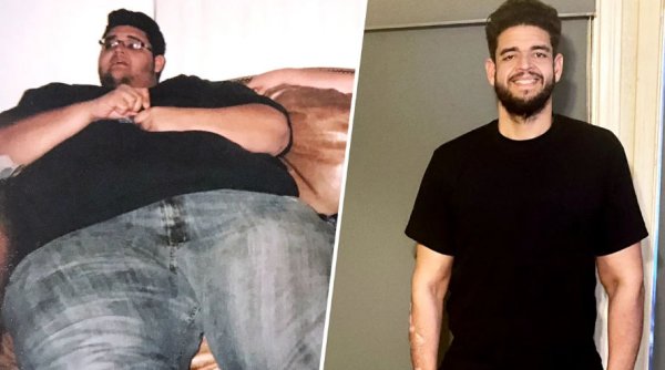Un bărbat a slăbit peste 200 de kilograme după ce un prieten i-a spus că va muri. Primele 45 de kilograme le-a dat jos renunţând la sucuri