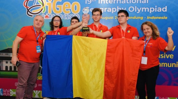România, locul 1 pe națiuni la Olimpiada Internațională de Geografie