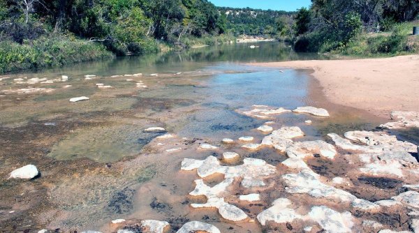 Urme de dinozaur, vechi de 113 milioane de ani, descoperite în albia unui râu care a secat, în Texas