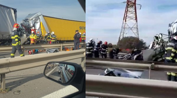 Cinci oameni care mergeau la muncă și-au pierdut viața în accidentul cumplit de pe Autostrada A1, din cauza unui șofer de TIR, orbit de soare