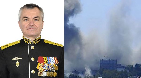 Ucraina anunță că l-a ucis la Sevastopol pe amiralul Viktor Sokolov, comandantul Flotei ruse la Marea Neagră