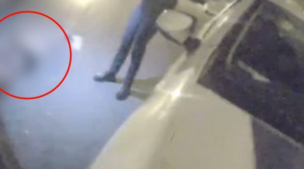 Momentul încătușării lui Eduard Giosu, surprins de bodycam-ul unei polițiste chemate la intervenție: 