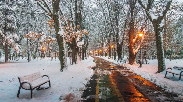 Data la care vine iarna oficial în România | Meteorologii Accuweather au anunțat când vom avea prima zăpadă în București