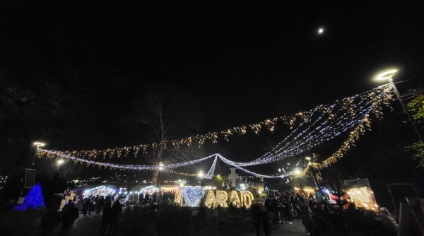 Târgul de Crăciun din Arad se deschide pe 30 noiembrie. Roată panoramică de 30 de metri în centrul oraşului