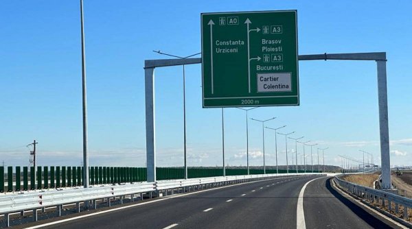 Primii kilometri ai Autostrăzii Bucureștiului (A0) se deschid miercuri. UMB a terminat lotul cu șapte luni înainte de termen