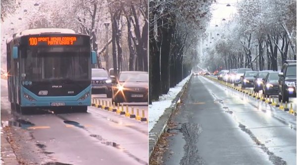 Culoarele unice pentru autobuze dau peste cap traficul din București 