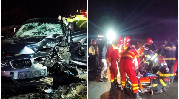 Accident rutier grav pe Dealul Hațegului, în Hunedoara! Șase persoane, transportate de urgență la spital