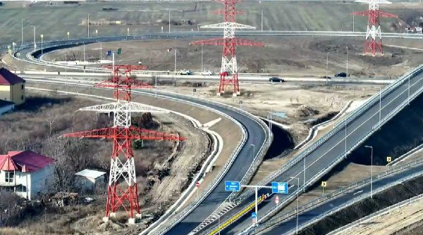 S-a deschis circulația pe încă o porțiune a Autostrăzii de Centură București. Anunțul ministrului Transporturilor