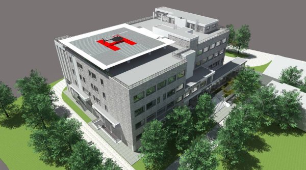 Orașul din România în care se construiește un spital nou. Clădirea va fi dotată inclusiv cu heliport: 