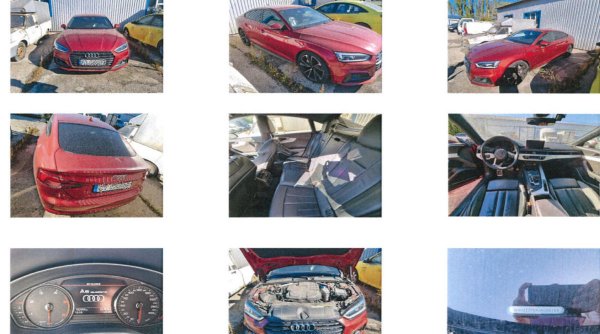 ANAF vinde din nou mașini confiscate. Preţul cerut pentru un Audi A5 din 2018
