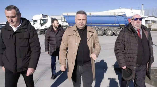 Ministrul Agriculturii, Florin Barbu, în vizită la Vama Siret pentru a verifica sigiliile camioanelor cu cereale din Ucraina