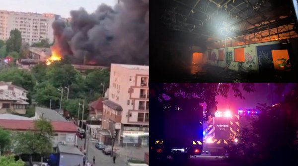 Fumul degajat de incendiul puternic din Bucureşti este toxic! Precizări exclusive de la ISU şi Directorul ANM