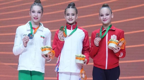 Performanță uriașă pentru România. Amalia Lică a cucerit trei medalii de aur la Campionatele Europene de Gimnastică Ritmică 