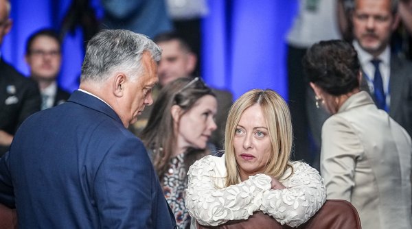 Georgia Meloni și Viktor Orban nu se pot uni din cauza lui George Simion. Suveraniștii și Naționaliștii, rupți de partidul AUR