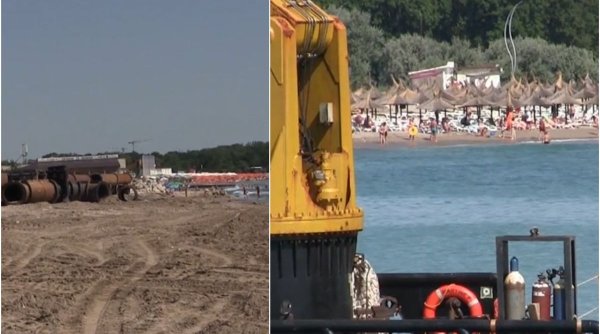 Se lărgesc plajele în noi staţiuni de pe litoralul Mării Negre