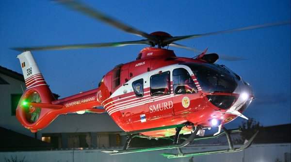 Medic salvat cu elicopterul SMURD, după ce a suferit un AVC la un curs