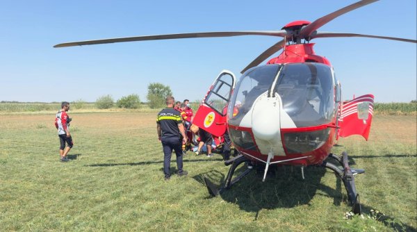 Un parașutist s-a prăbușit pe Aerodromul Clinceni, după un zbor de agrement. A fost găsit inconștient