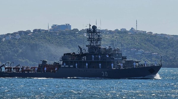 O navă a Turciei s-a alăturat României și Bulgariei pentru a găsi minele din Marea Neagră