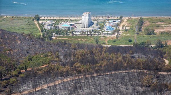 Mai mulți turiști români din Turcia au fost evacuați din hoteluri, din cauza incendiilor de vegetație. Precizările MAE