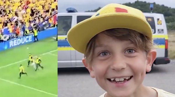 Copilul care a intrat pe teren în timpul meciului România - Olanda și-a explicat gestul: „Am vrut să dau mâna cu Niță”