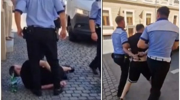 Un polițist local din Timișoara a fost lovit cu mașina de un tânăr drogat pe care îl amenda