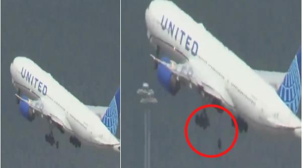 VIDEO Un avion Boeing, cu 190 de persoane la bord, și-a pierdut o roată în timp ce decola de pe aeroportul din Los Angeles