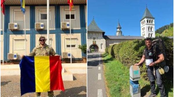 Cine este Florin, fostul militar care a mers 1.400 de km pe jos timp de 40 de zile pe Vila Transilvănica