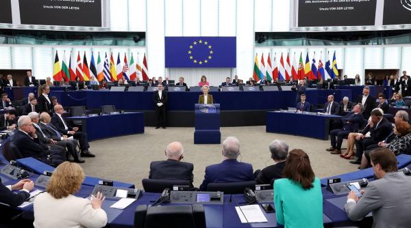 Noul Parlament European își alege conducerea. AUR anunță că nu o votează pe Ursula von der Leyen pentru un nou mandat la șefia CE