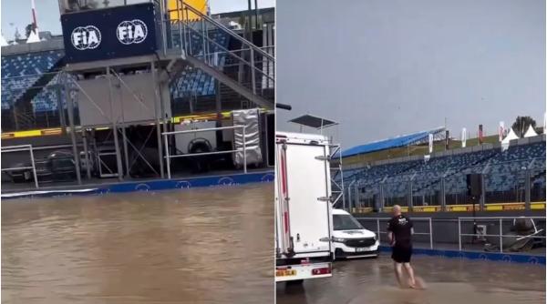 Haos la Grand Prixul Ungariei, cu 48 de ore înainte de prima sesiune de calificări. Circuitul a fost inundat