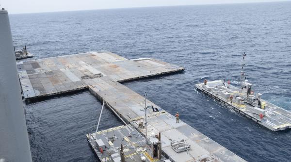 SUA demontează definitiv pontonul plutitor din Gaza. A putut fi folosit doar 25 de zile