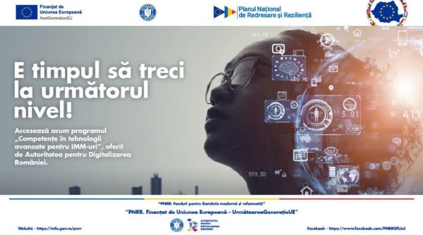 Cursuri de tehnologii avansate pentru IMM-uri, program PNRR lansat de Autoritatea pentru Digitalizarea României