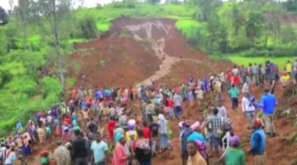 Tragedie în Etiopia: 229 de persoane au murit după o alunecare de teren 